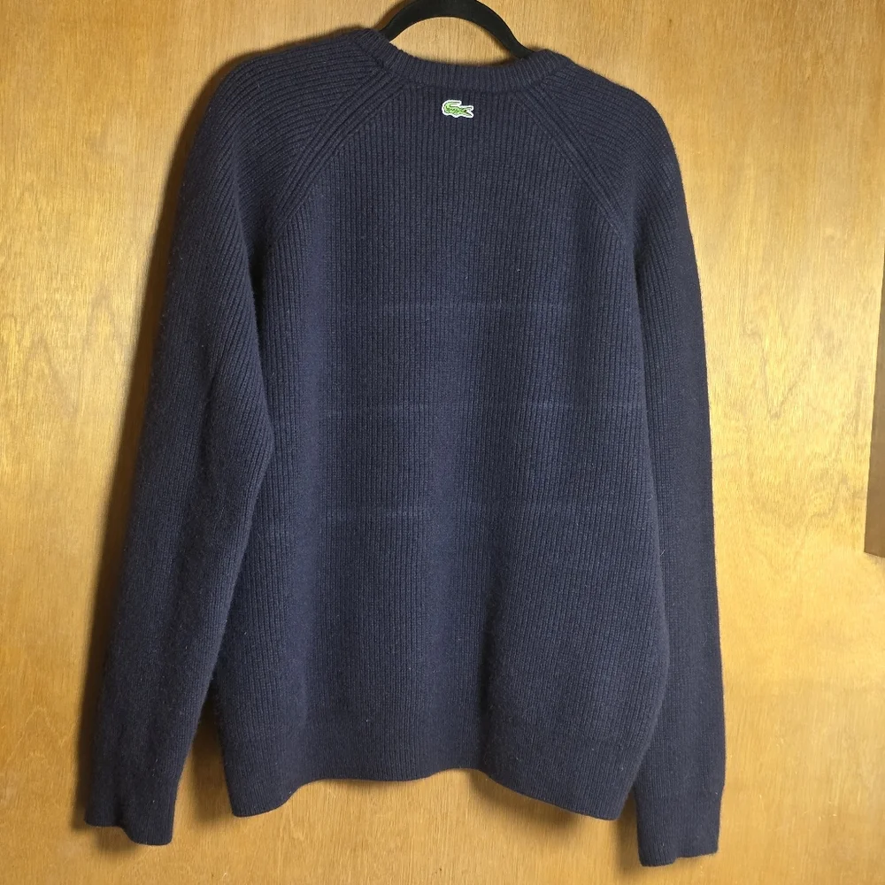 MADE IN FRANCE LACOSTE CROCODILE SWEATER 100% WOOL
